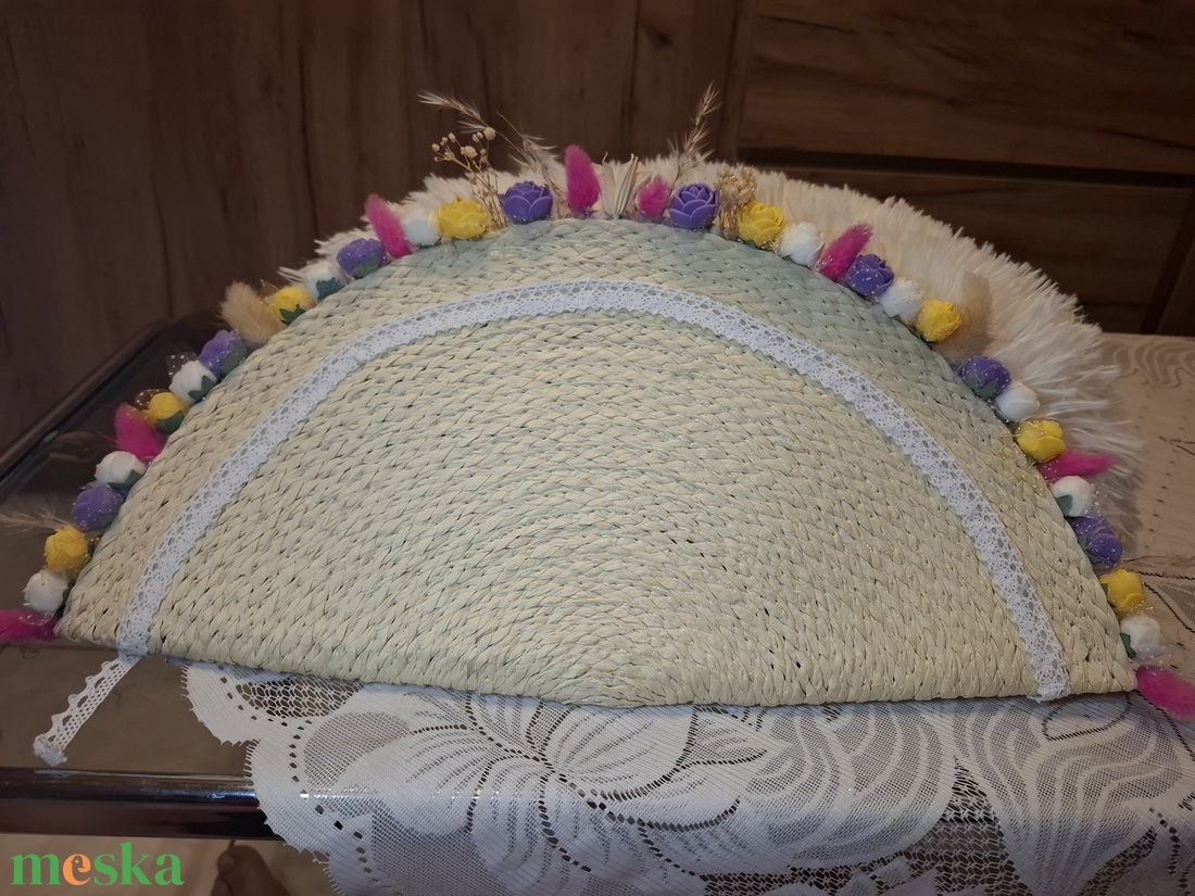 Egyedi legyező  - otthon & életmód - virágdekoráció - virágdíszek - fali virágdekoráció - Meska.hu