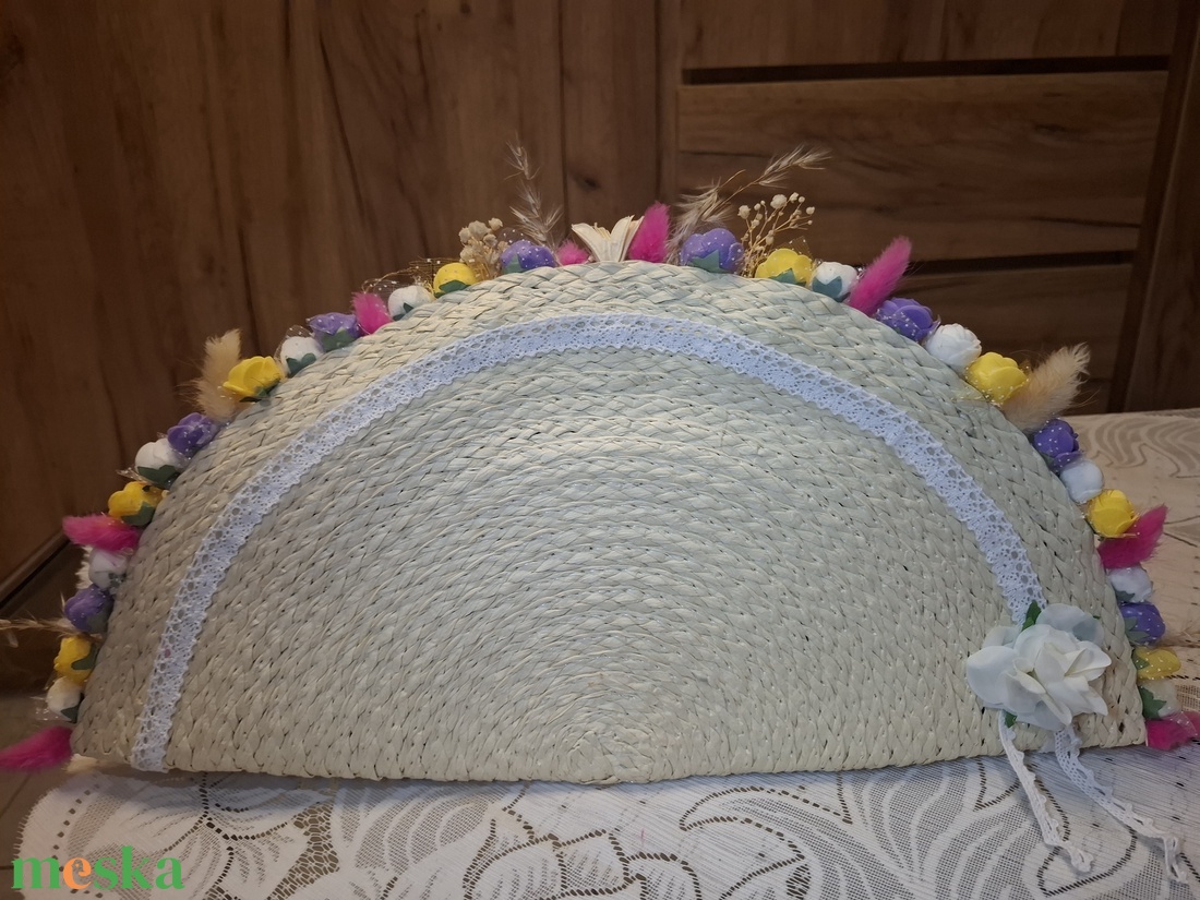 Egyedi legyező  - otthon & életmód - virágdekoráció - virágdíszek - fali virágdekoráció - Meska.hu