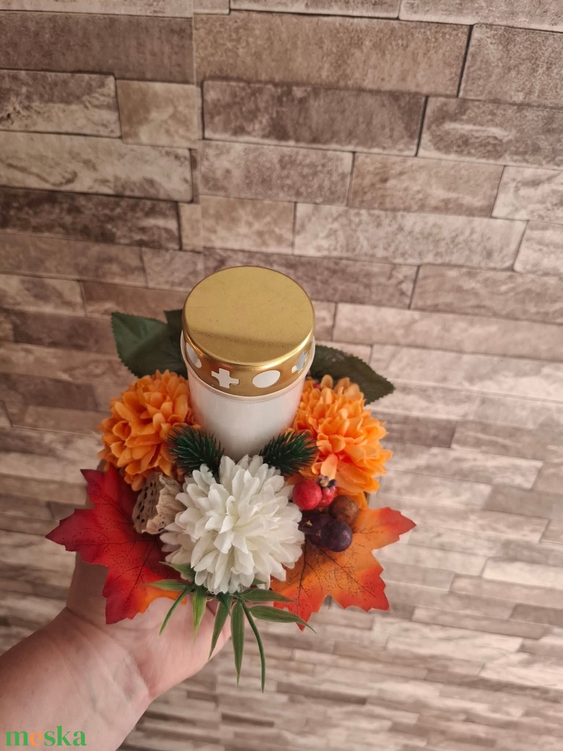 Sírdísz - otthon & életmód - vallás - temetkezési tárgy - sírdísz, kegyeleti dísz - Meska.hu