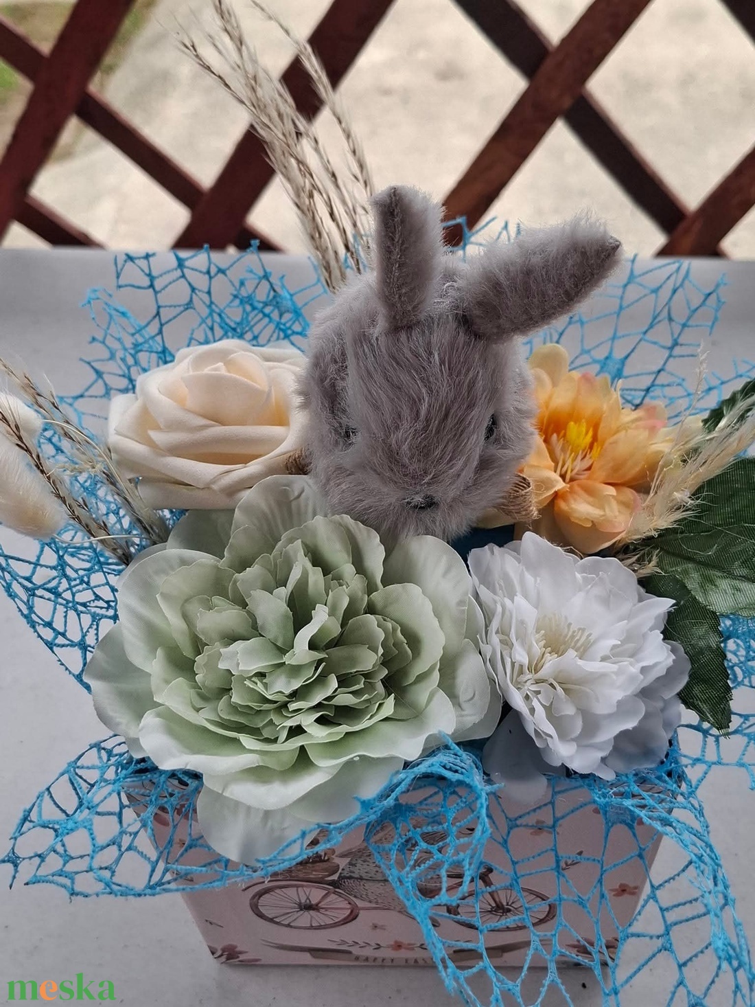 Húsvéti virágbox - otthon & életmód - dekoráció - húsvéti asztaldíszek - Meska.hu