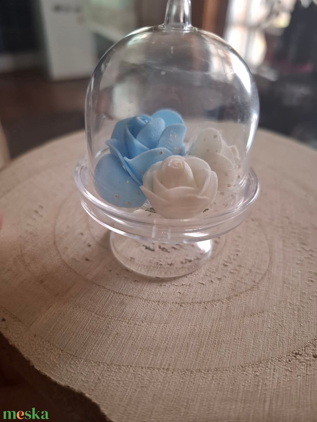 MINI Nőnapi, anyáknapi, valentinnapi virágdekor - otthon & életmód - virágdekoráció - virágdíszek - asztali virágdísz - Meska.hu