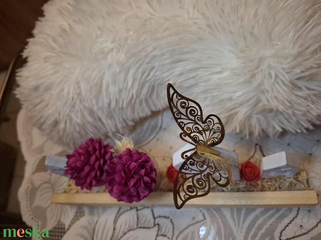 Tavaszi Házikós fa  lakásdekoráció - otthon & életmód - virágdekoráció - virágtartó - váza - Meska.hu