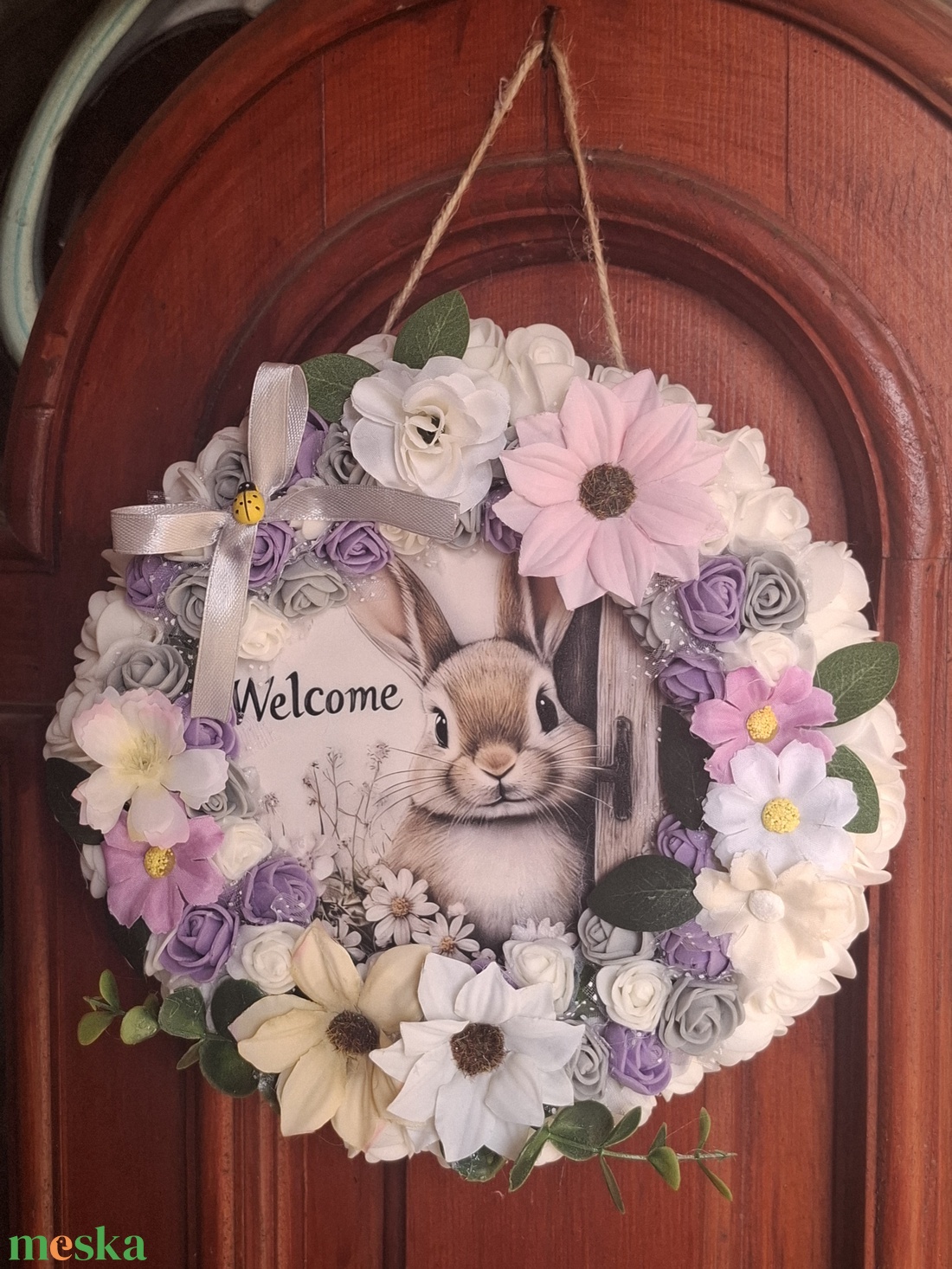 �Tavaszi/húsvéti kopogtató� - otthon & életmód - dekoráció - ajtó- és ablak dekoráció - ajtódísz & kopogtató - Meska.hu