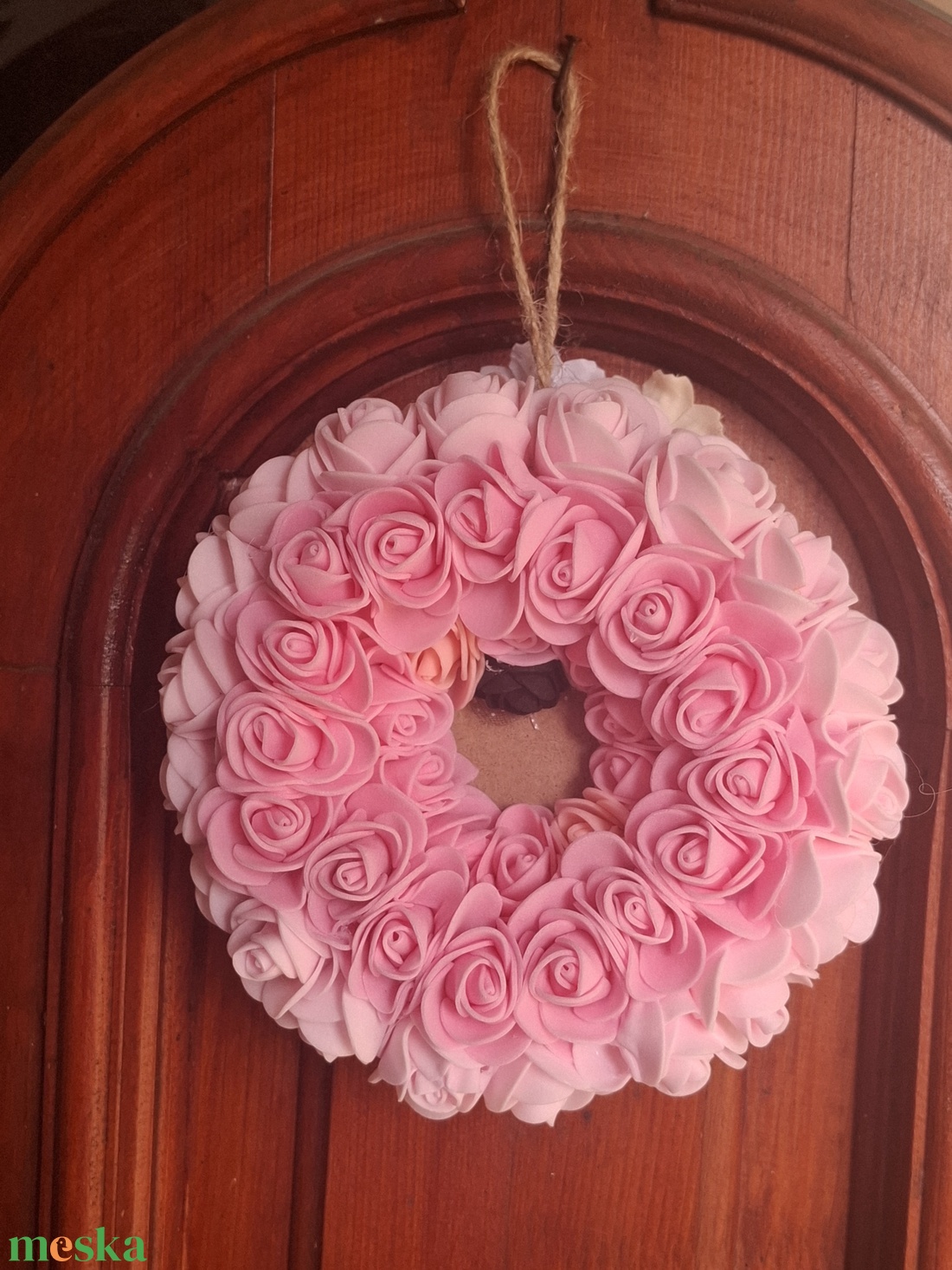 �Kisméretű tavaszi kopogtató� - otthon & életmód - dekoráció - ajtó- és ablak dekoráció - ajtódísz & kopogtató - Meska.hu