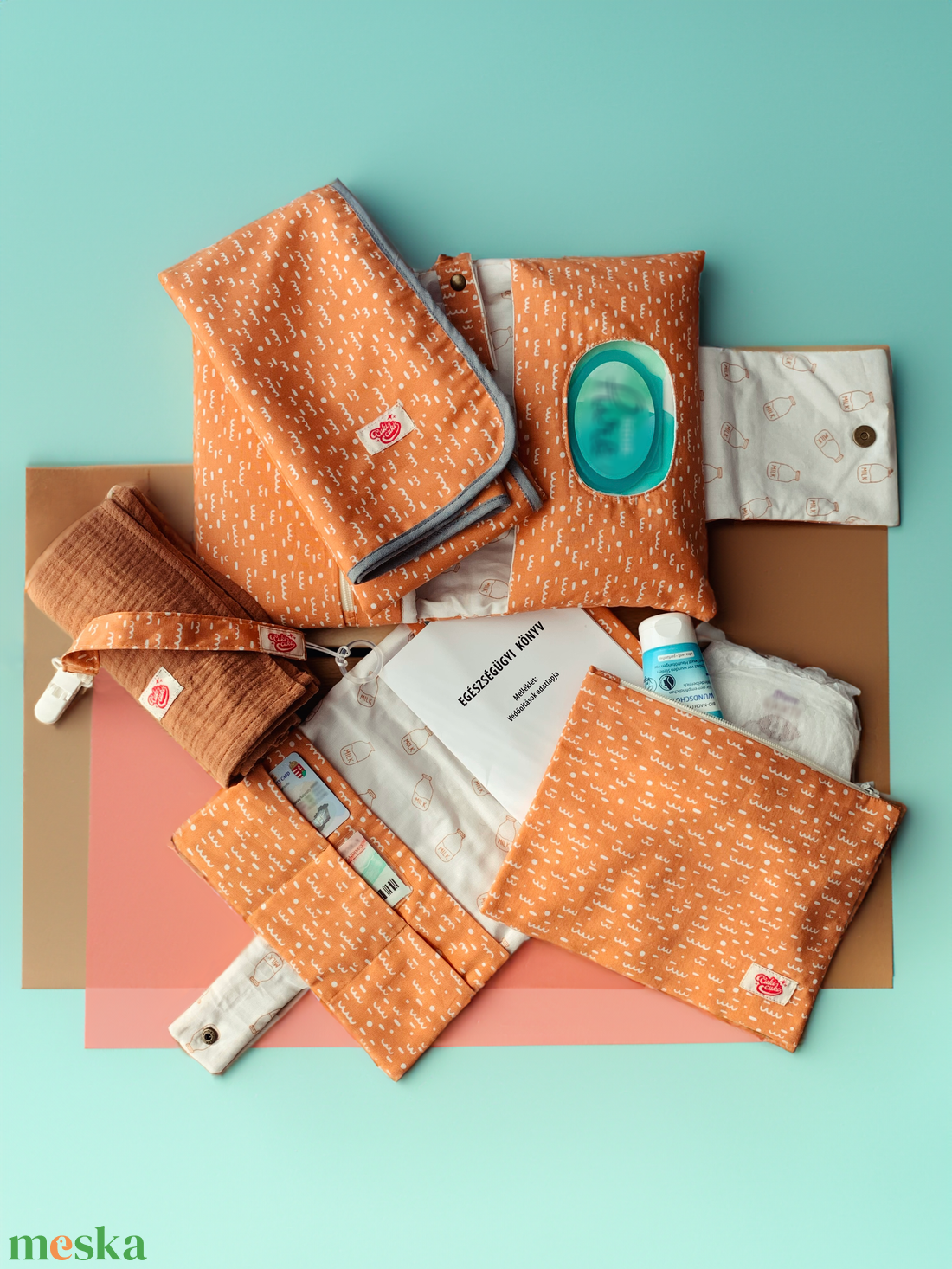 Óriás utazó szett - színvariáció a legördülőben - játék & sport - babalátogató ajándékcsomag - Meska.hu