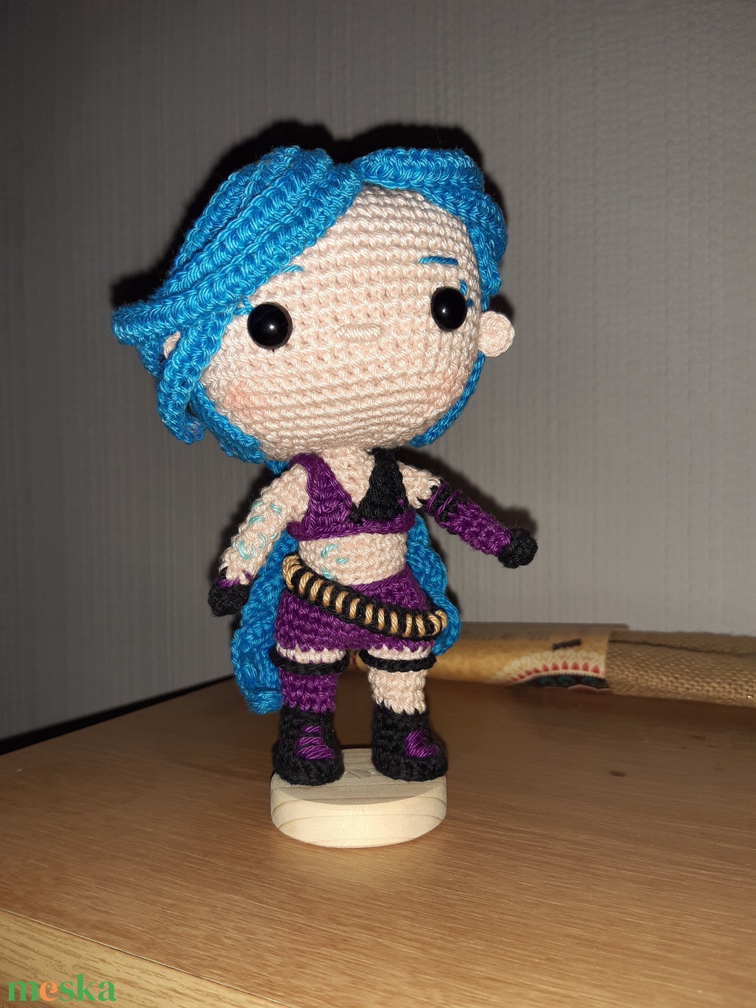 Jinx amigurumi figura - játék & sport - plüssállat & játékfigura - más figura - Meska.hu Jinx amigurumi figura - játék & sport - plüssállat & játékfigura - más figura - Meska.hu