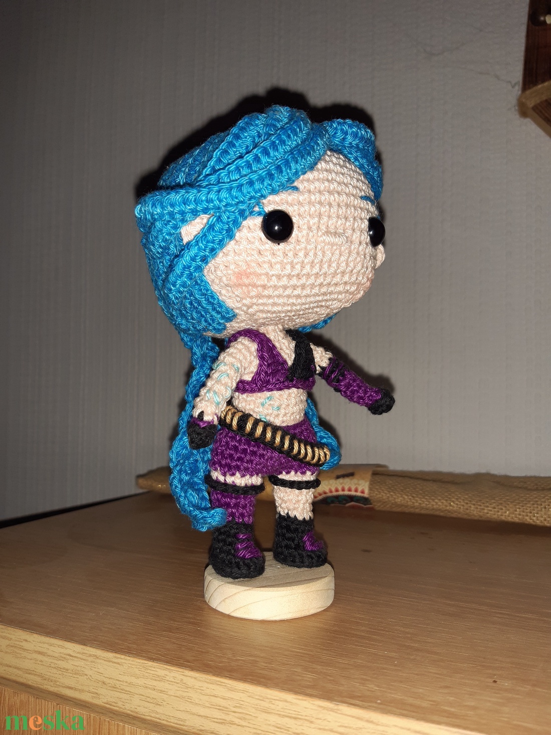 Jinx amigurumi figura - játék & sport - plüssállat & játékfigura - más figura - Meska.hu Jinx amigurumi figura - játék & sport - plüssállat & játékfigura - más figura - Meska.hu