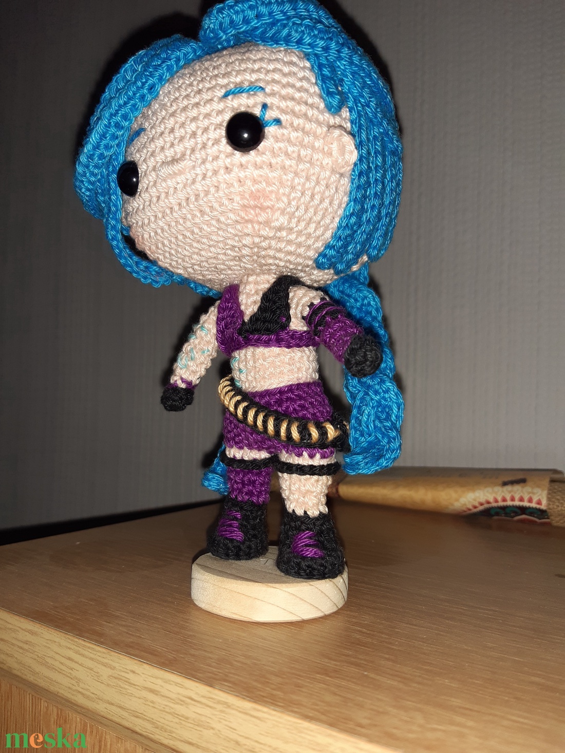 Jinx amigurumi figura - játék & sport - plüssállat & játékfigura - más figura - Meska.hu Jinx amigurumi figura - játék & sport - plüssállat & játékfigura - más figura - Meska.hu
