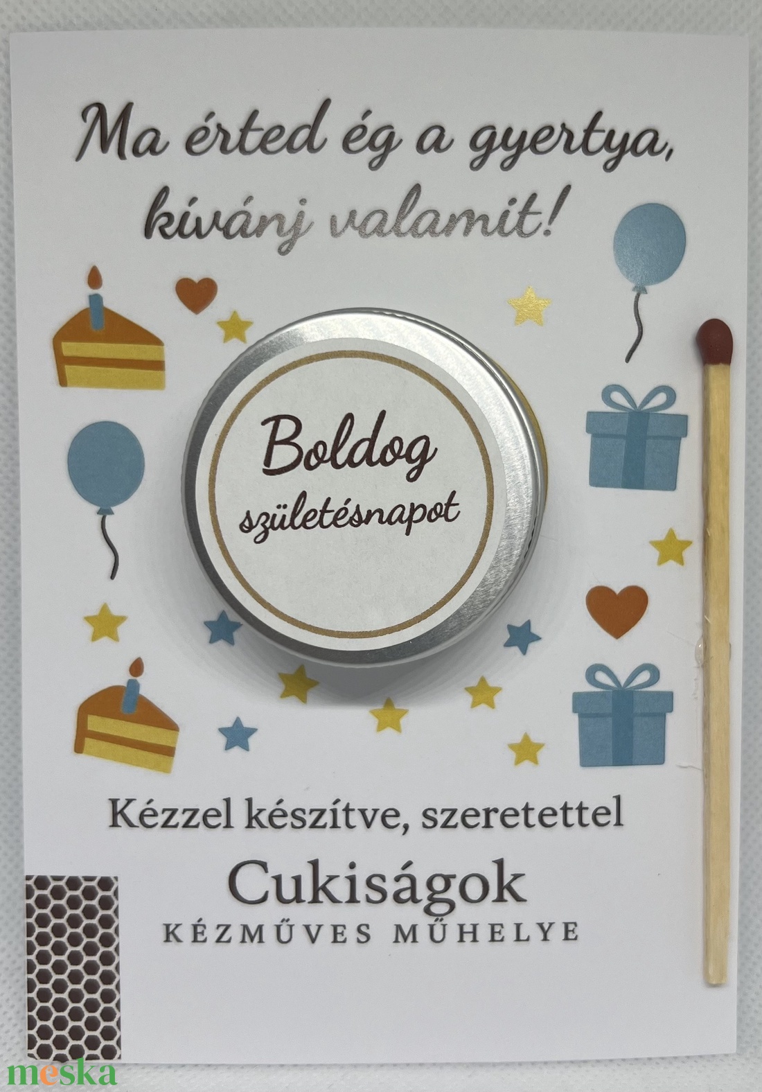 Születésnapi mini ajándékgyertya - otthon & életmód - gyertya, illat, aroma - gyertya - Meska.hu Születésnapi mini ajándékgyertya - otthon & életmód - gyertya, illat, aroma - gyertya - Meska.hu