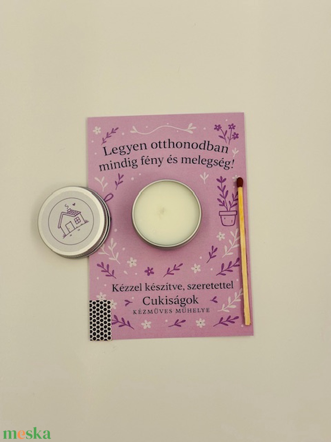 Lakásavató ajándékgyertya - otthon & életmód - gyertya, illat, aroma - gyertya - Meska.hu