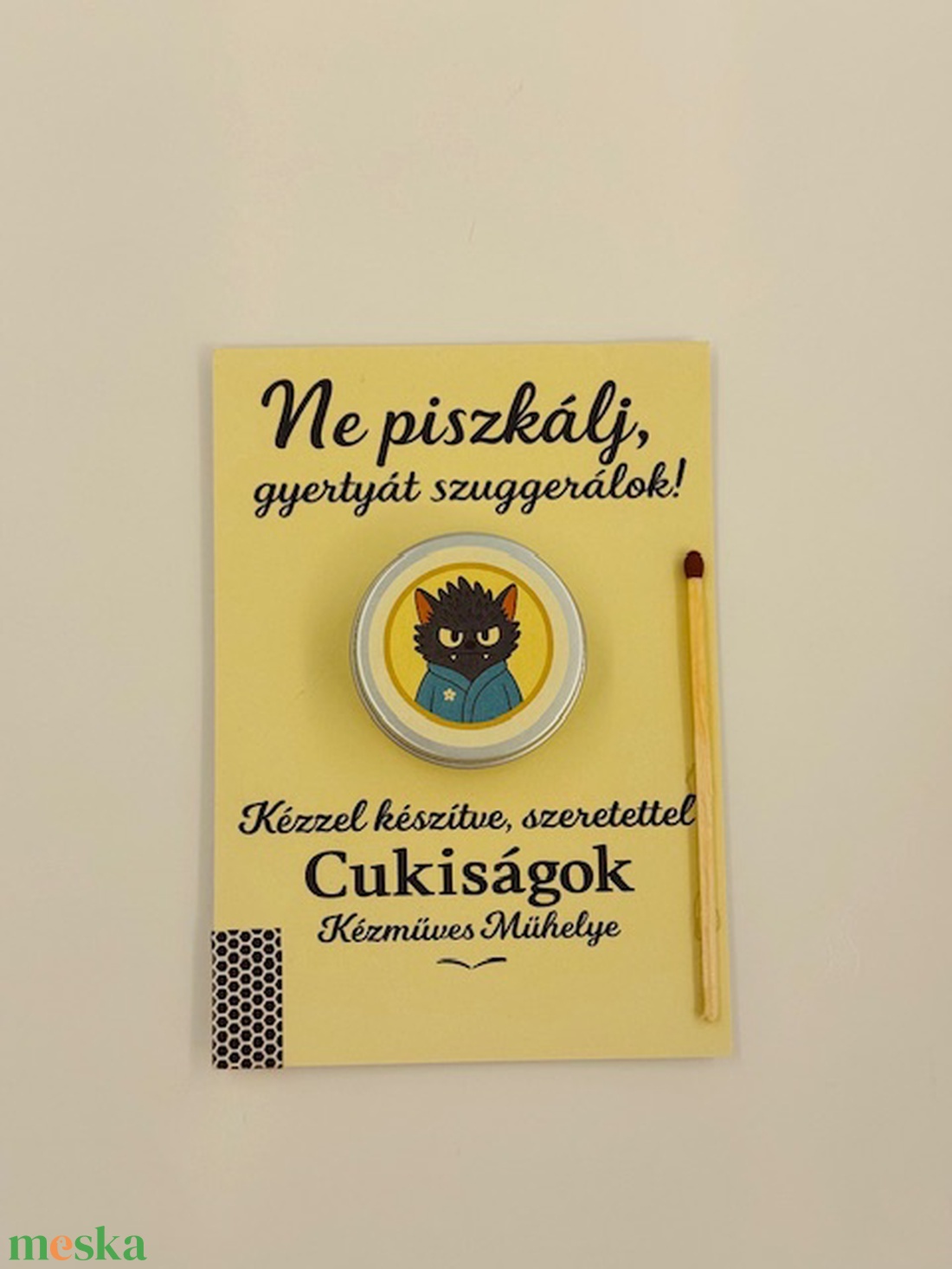 Vagány ajándékgyertya - otthon & életmód - gyertya, illat, aroma - gyertya - Meska.hu