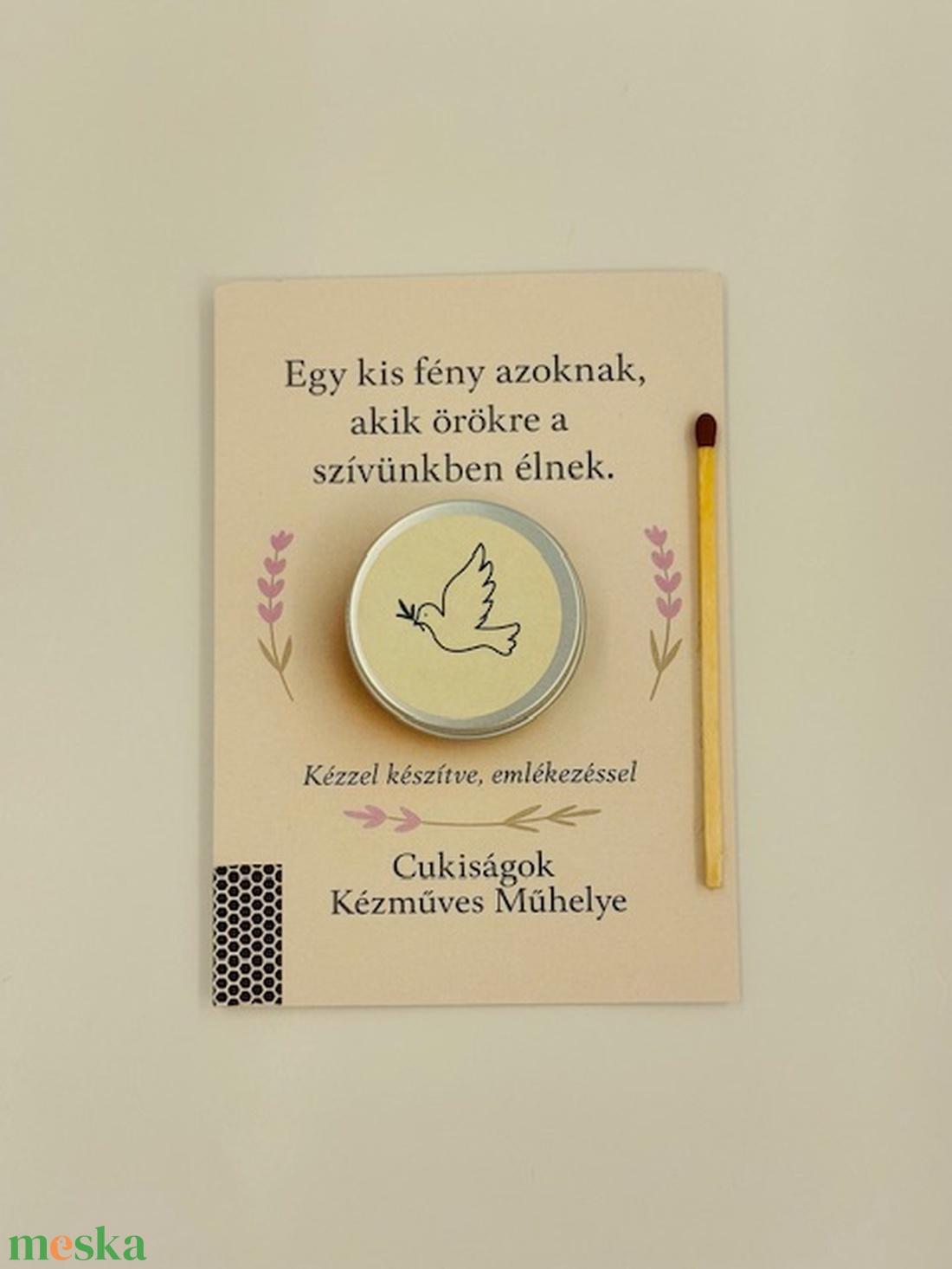 Emlékező ajándékgyertya - otthon & életmód - gyertya, illat, aroma - gyertya - Meska.hu