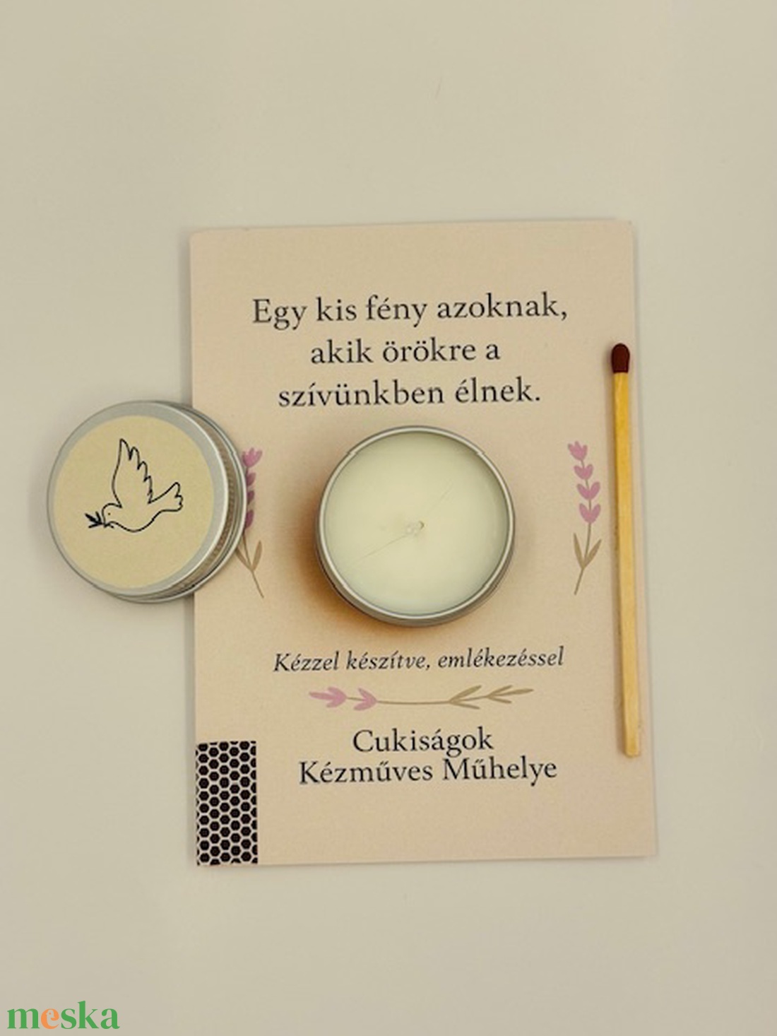 Emlékező ajándékgyertya - otthon & életmód - gyertya, illat, aroma - gyertya - Meska.hu