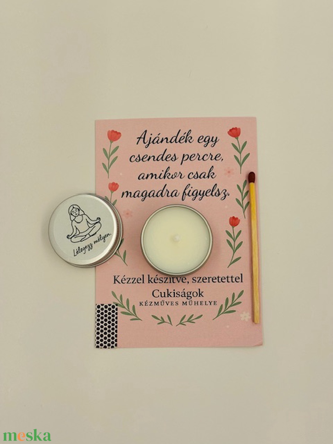 Relaxációs ajándékgyertya - otthon & életmód - gyertya, illat, aroma - gyertya - Meska.hu