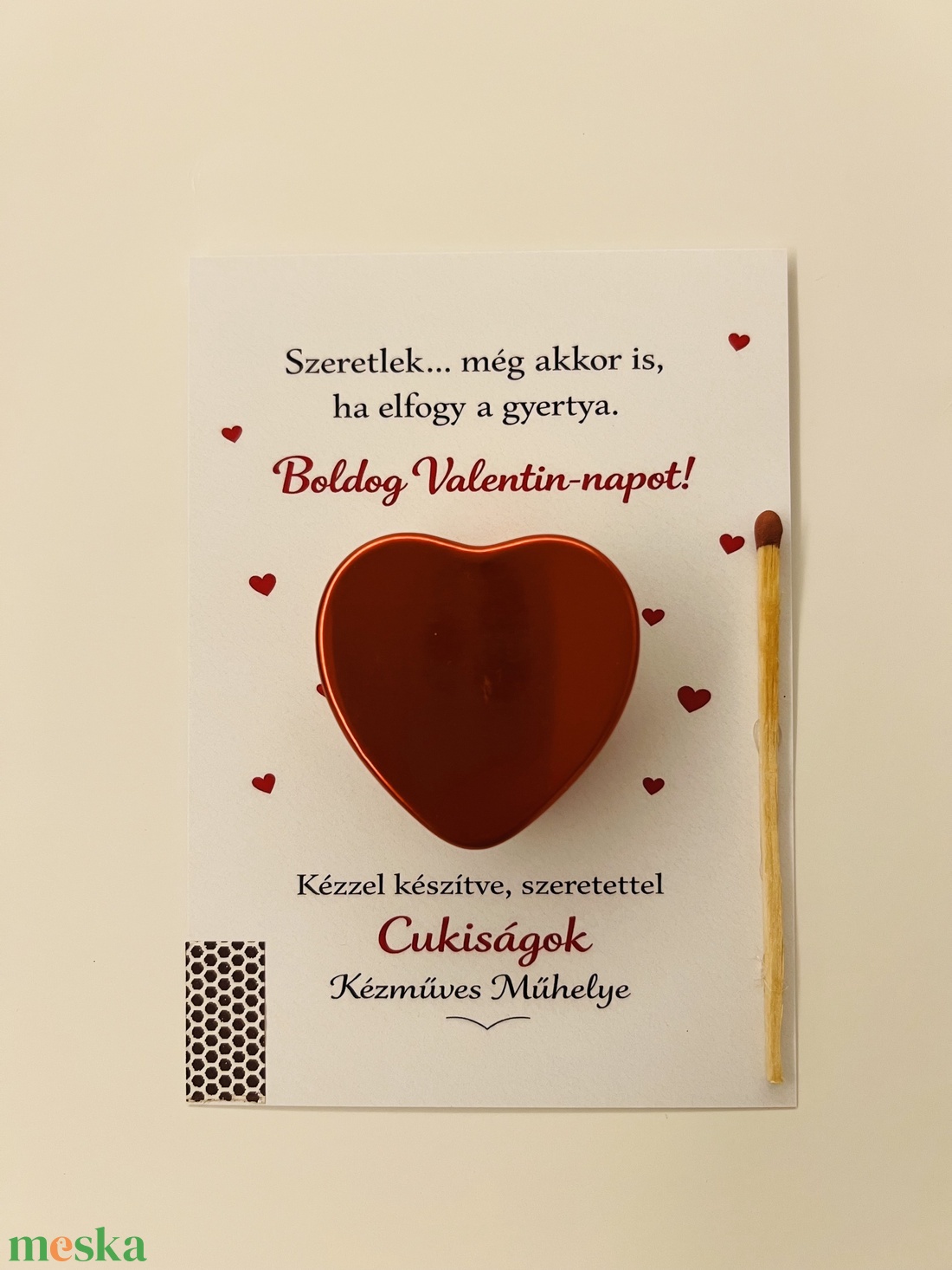 Valentin-napi ajándékgyertya - otthon & életmód - gyertya, illat, aroma - gyertya - Meska.hu