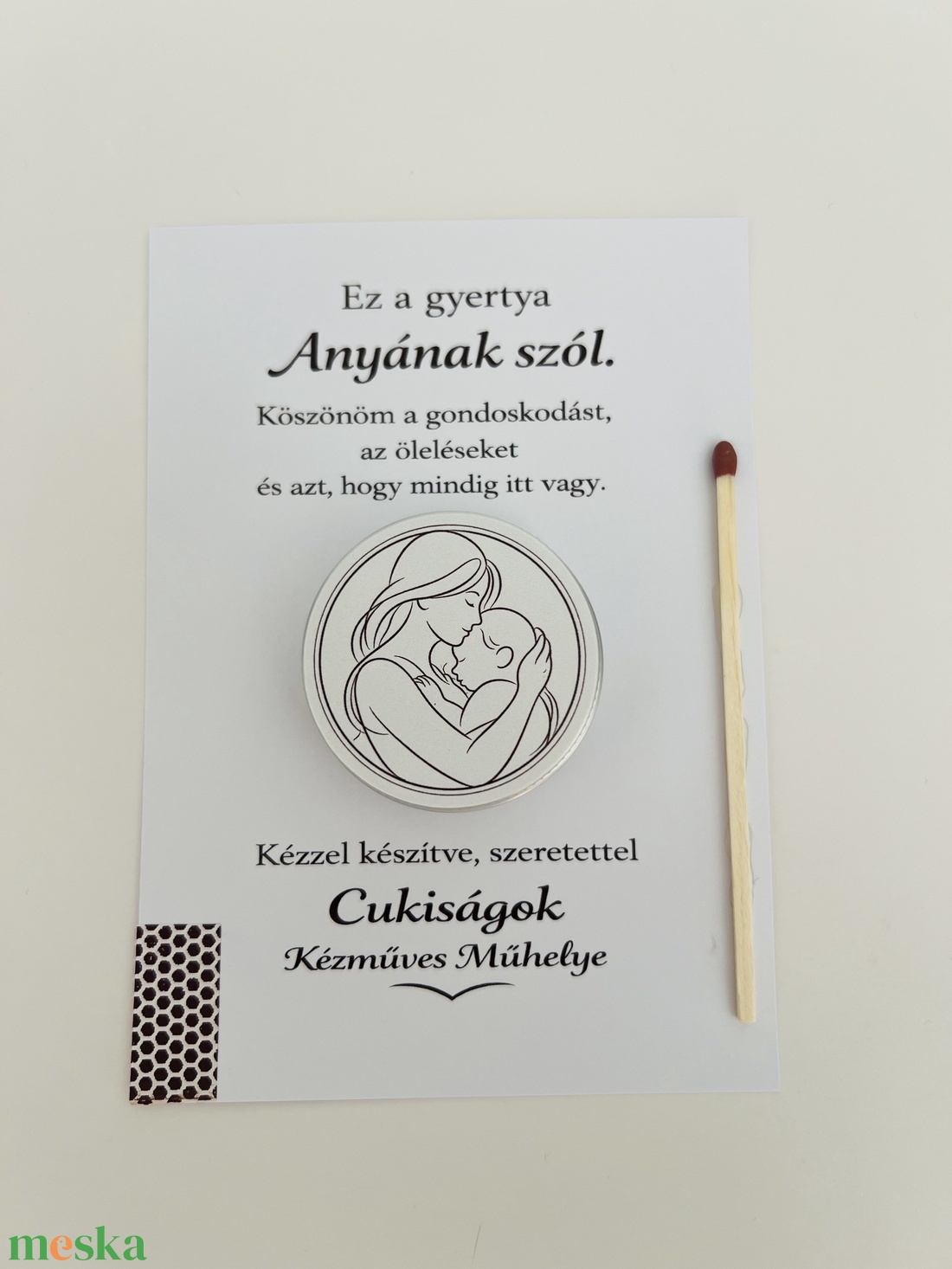 Anyák napi ajándékgyertya - otthon & életmód - gyertya, illat, aroma - gyertya - Meska.hu