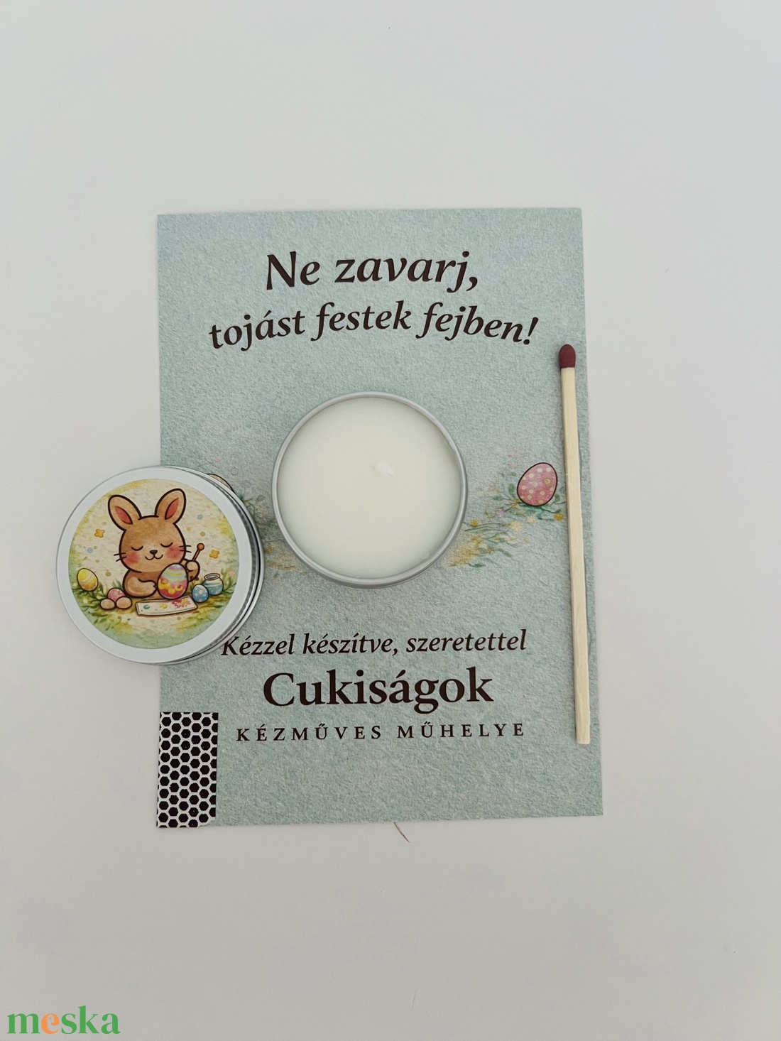 Húsvéti ajándékgyertya - otthon & életmód - gyertya, illat, aroma - gyertya - Meska.hu