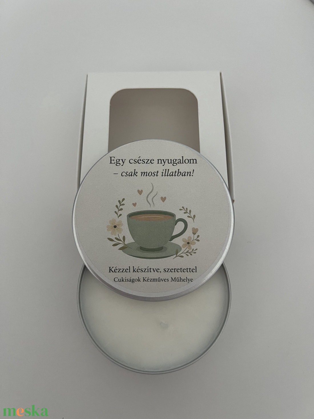 Teás ajándékgyertya - otthon & életmód - gyertya, illat, aroma - gyertya - Meska.hu