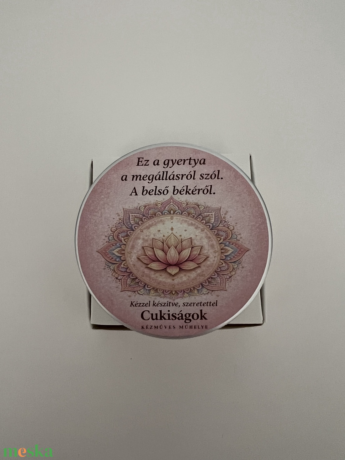 Mandala gyertya - otthon & életmód - gyertya, illat, aroma - gyertya - Meska.hu