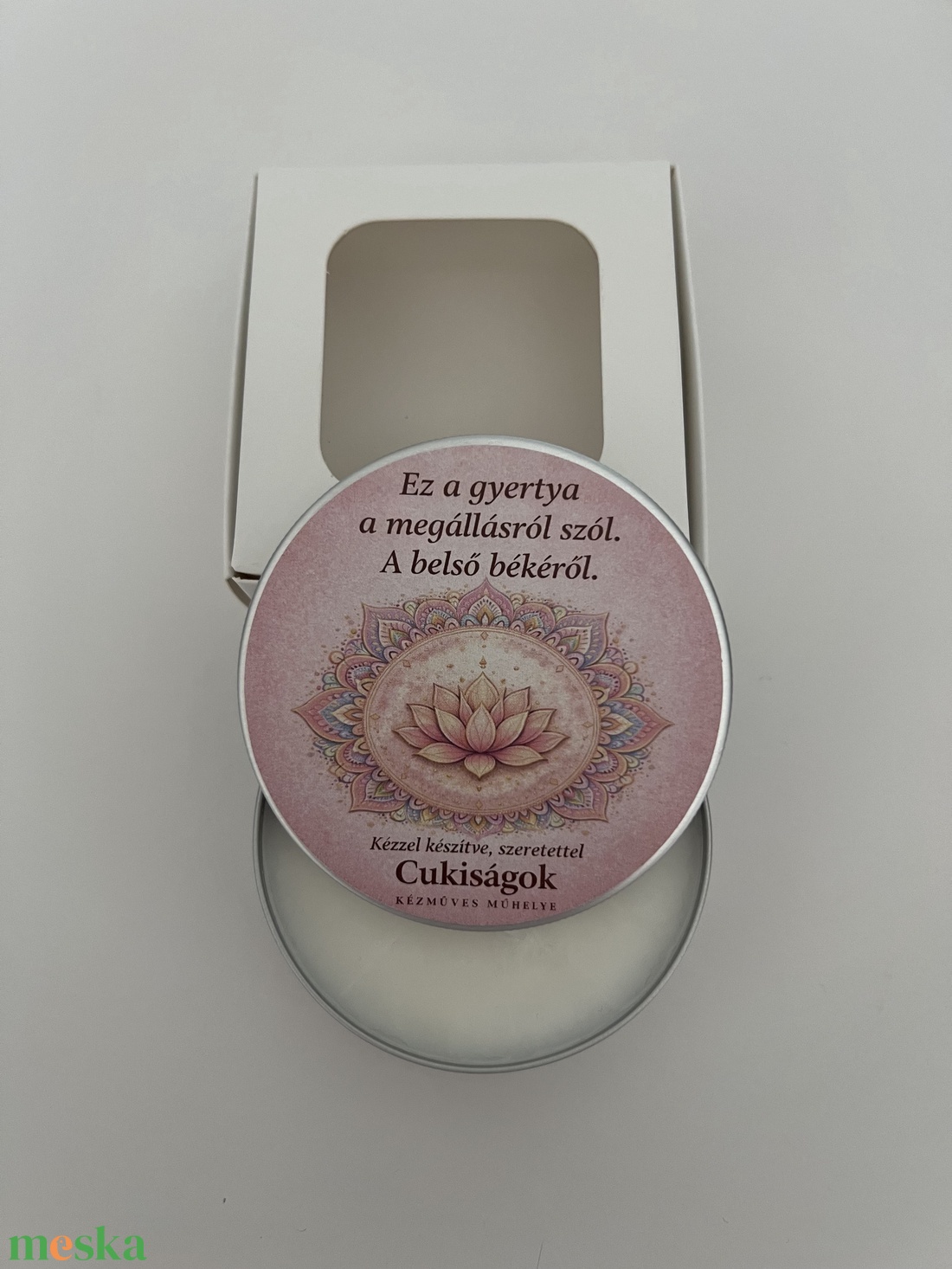 Mandala gyertya - otthon & életmód - gyertya, illat, aroma - gyertya - Meska.hu