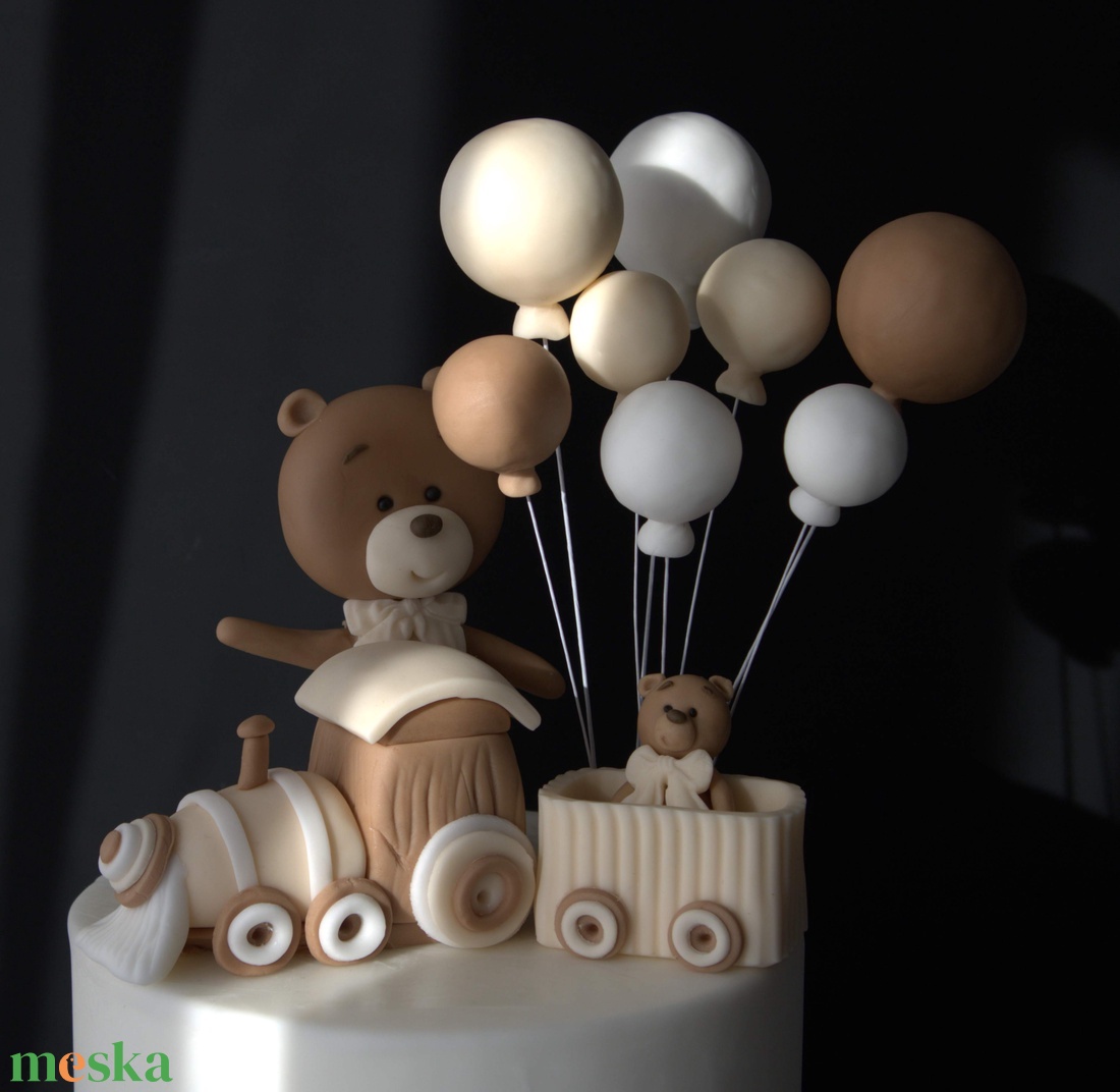 Fondant tortadísz szett: cukor vonat, maci figura és pasztell lufik babaváró, születésnapi dekoráció - otthon & életmód - konyhafelszerelés, tálalás - sütés, főzés - sütidísz - Meska.hu Fondant tortadísz szett: cukor vonat, maci figura és pasztell lufik babaváró, születésnapi dekoráció - otthon & életmód - konyhafelszerelés, tálalás - sütés, főzés - sütidísz - Meska.hu