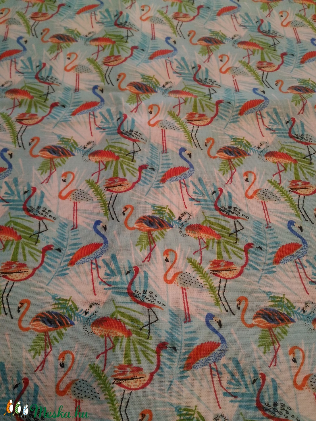 Flamingós maszk, fülkímélő, bélelt -  - Meska.hu