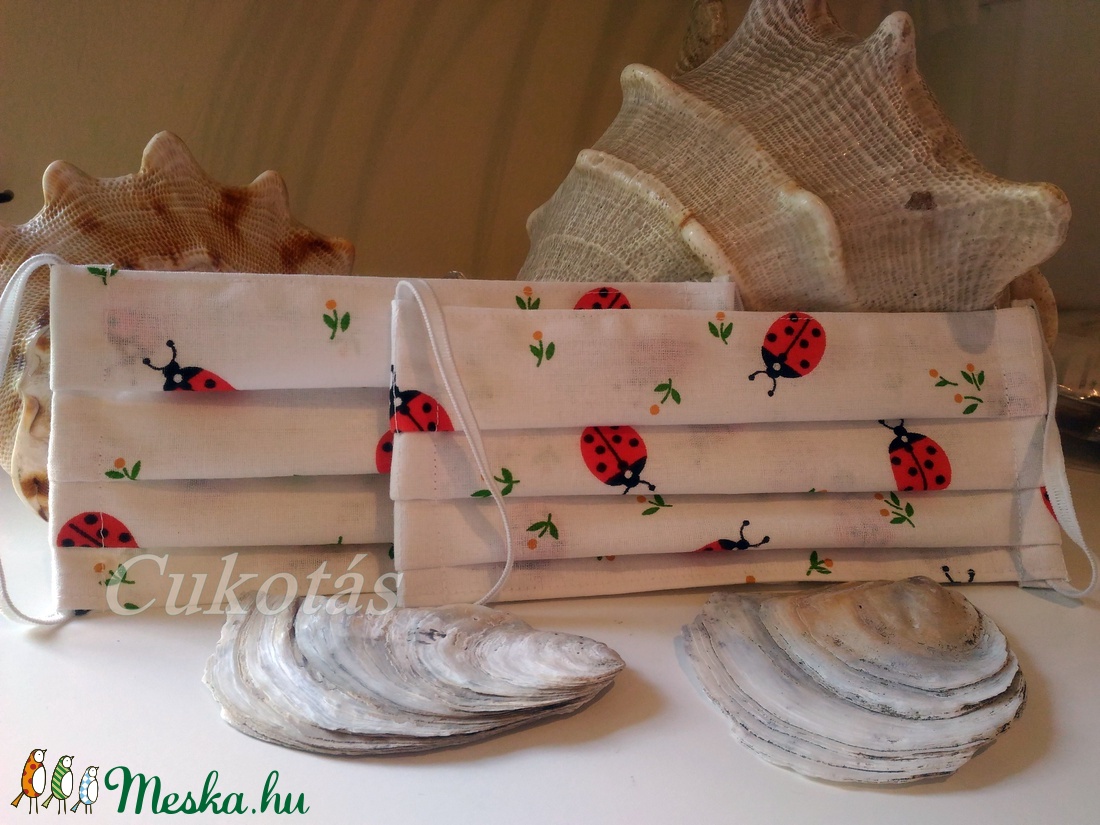 Katicás maszk, bélelt, fülkímélő, katalin1204 részére -  - Meska.hu