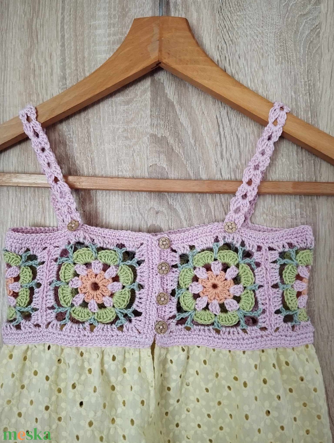 Lányka nyáriruha, sárga - ruha & divat - gyerekruha - ruha - Meska.hu