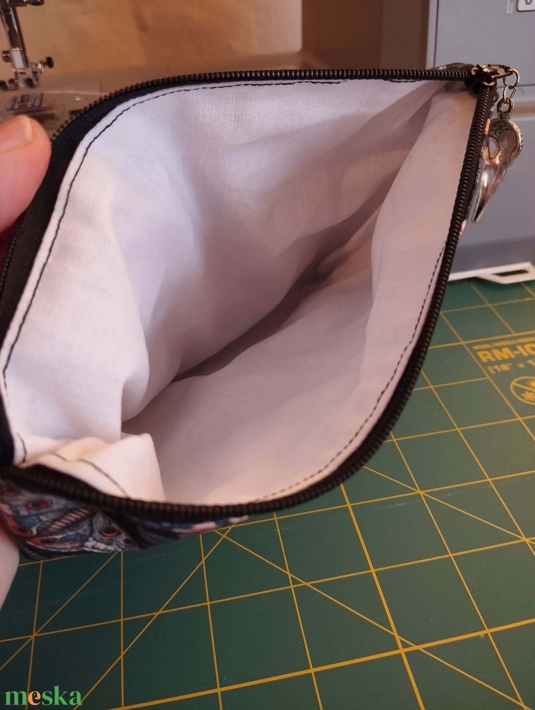 Neszesszer, táska rendező, apró holminak, erdei pille. - táska & tok - neszesszer - Meska.hu