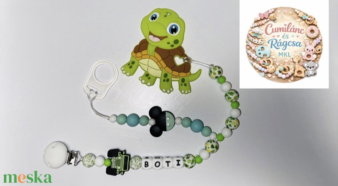 Cumi és rágcsalánc 2in1 - baba - mama - baba játékok - rágcsalánc - Meska.hu