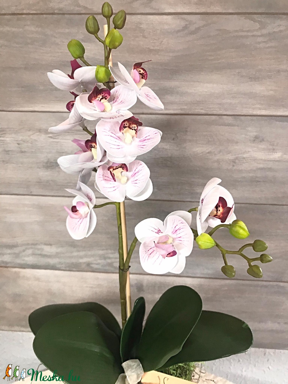 1 ágas real touch (mű) orchidea feldíszítve anyák napjára - otthon & életmód - dekoráció - Meska.hu 1 ágas real touch (mű) orchidea feldíszítve anyák napjára - otthon & életmód - dekoráció - Meska.hu