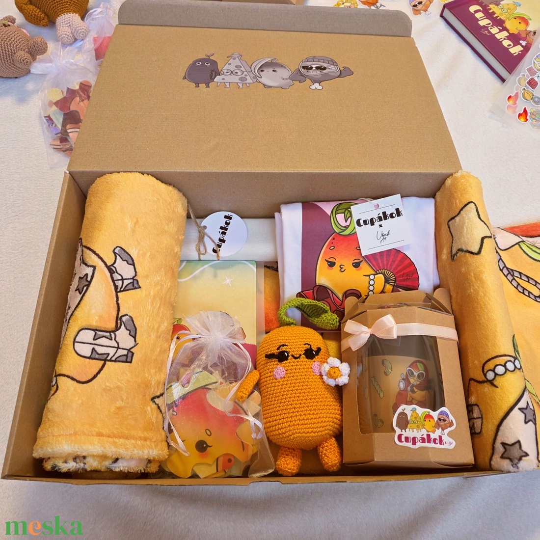 Mangó Mari Box - baba - mama - babalátogató ajándékcsomag - Meska.hu
