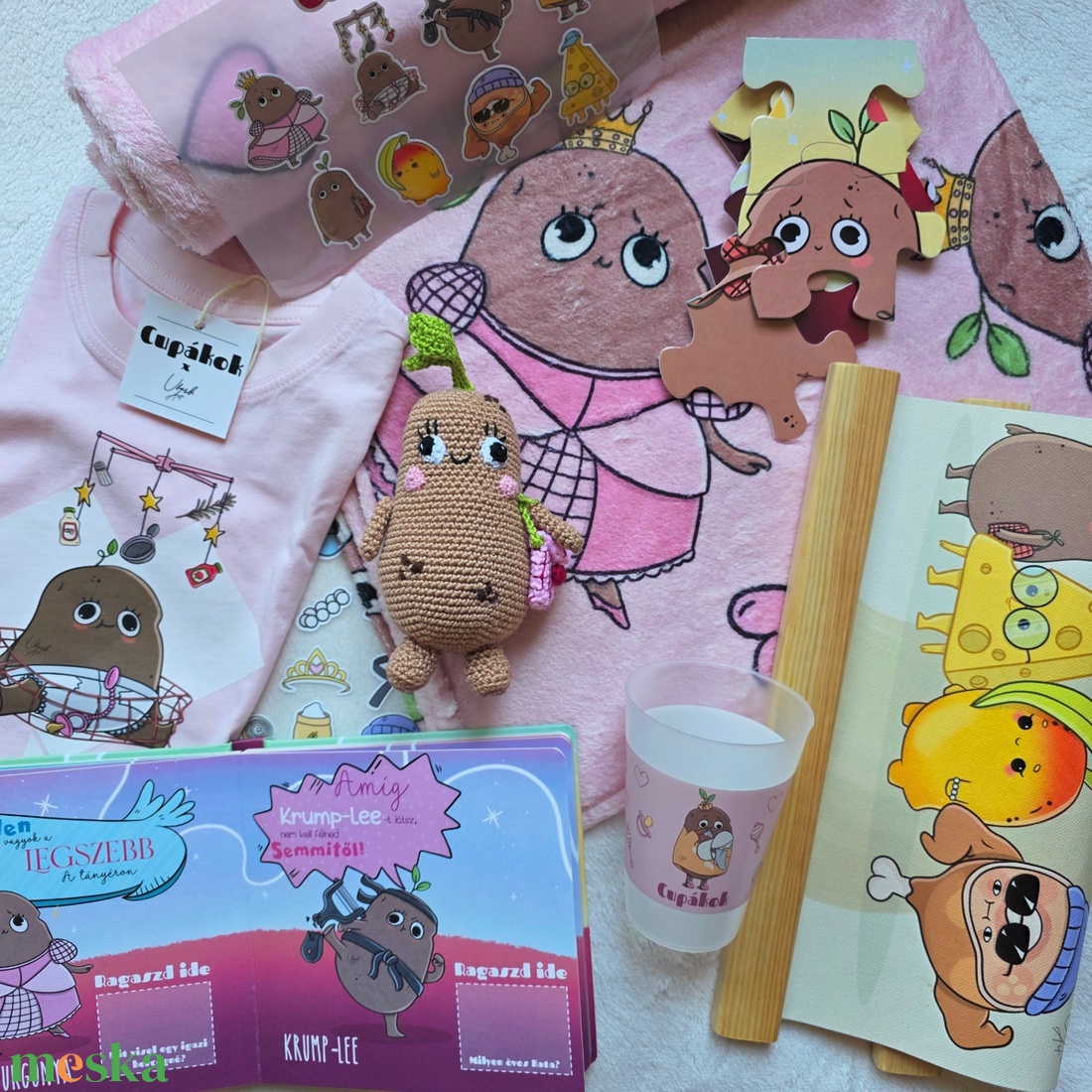 Krumpli Kata Box - baba - mama - babalátogató ajándékcsomag - Meska.hu