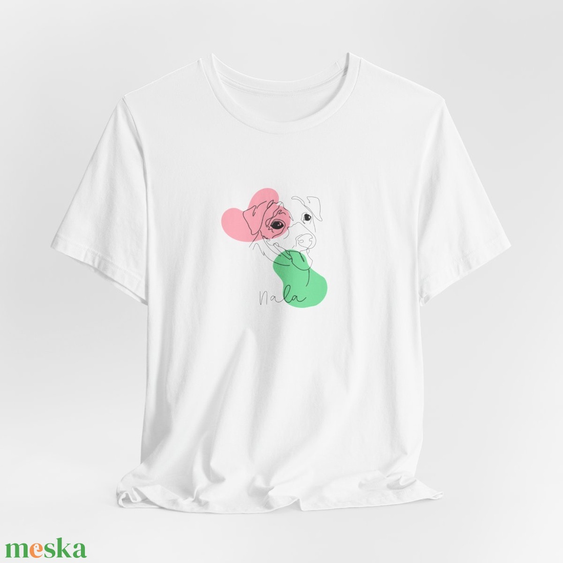 Személyre szabott kutyás és cicás póló - kézzel rajzolt design - ajándék kutya és cica gazdiknak  - karácsony - karácsonyi ruházat - karácsonyi póló & pulcsi - Meska.hu