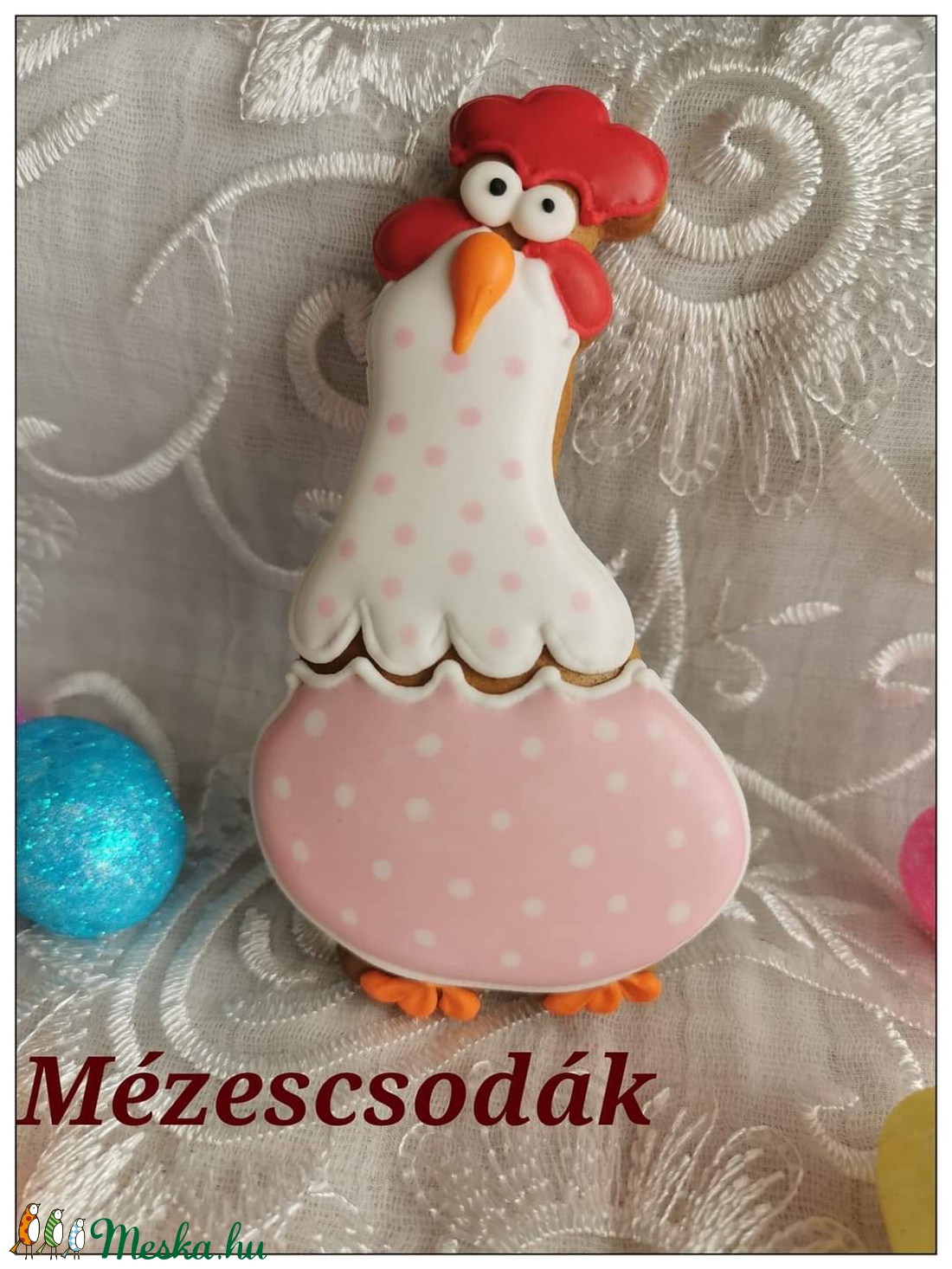 Kopasznyakú tyúk3 sütikiszúró, keksz, szaggató, mézeskalács húsvét kiszúró, 3d nyomtatással - otthon & lakás - konyhafelszerelés, tálalás - Meska.hu