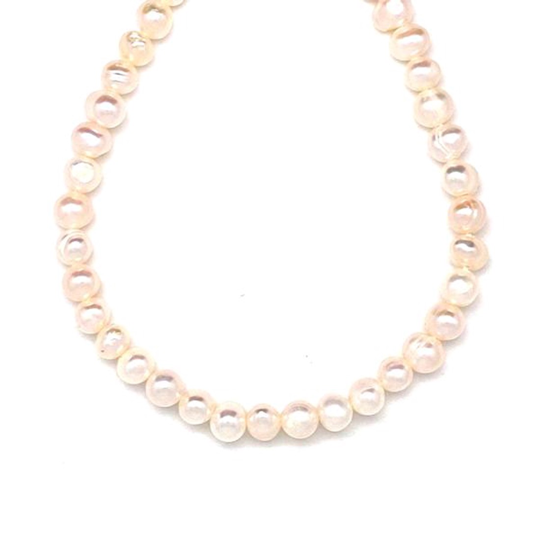 Édesvizi tenyésztett gyöngy golyó 5-6mm ékszerkészítő alapanyag (füzér) - kellékek & szerszámok - ásvány alapanyag - ásványfüzér - Meska.hu