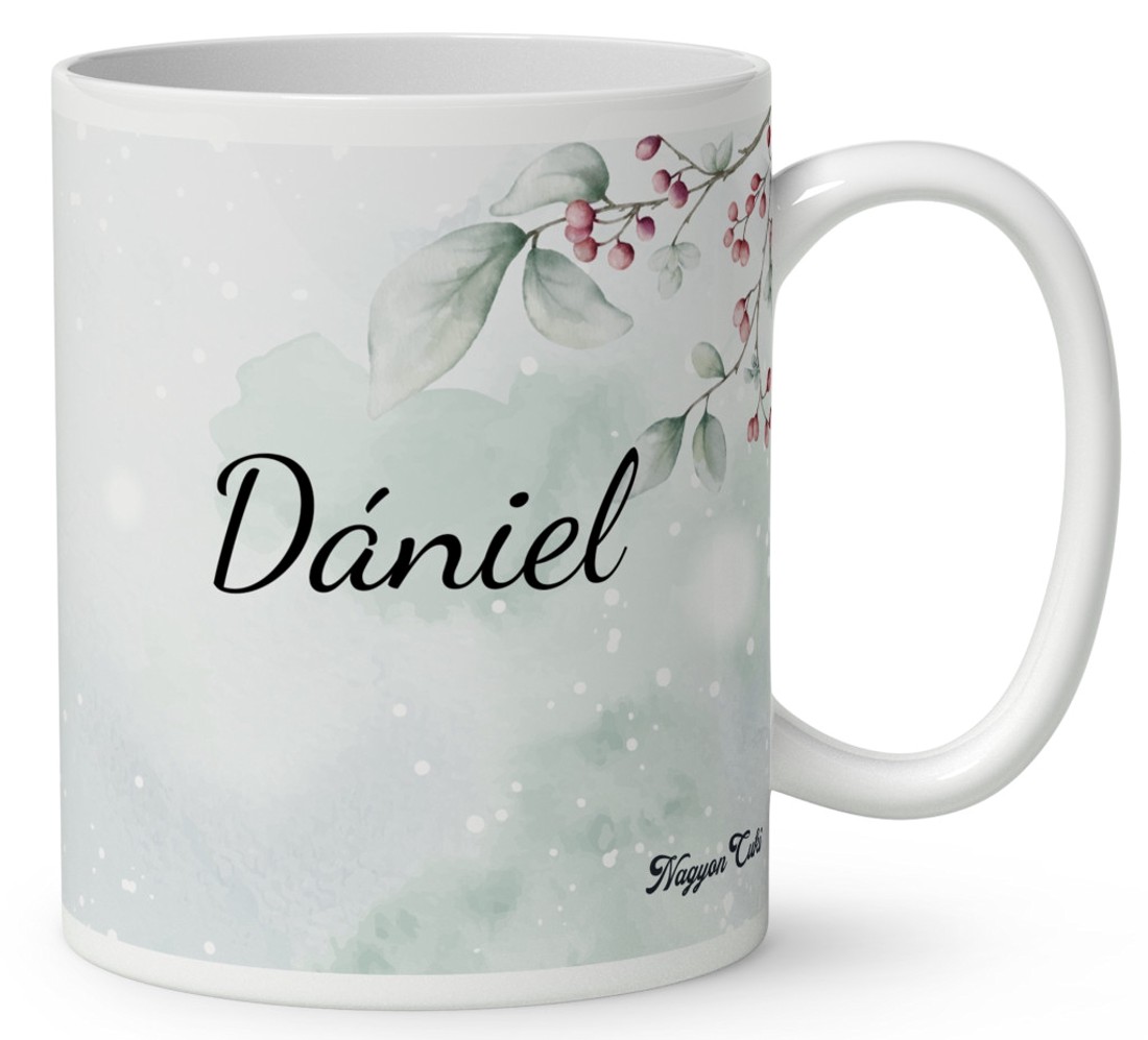 Névvel kérhető - Cuki téli maci ajándékkal mintás bögre - otthon & életmód - konyhafelszerelés, tálalás - tálalás - bögre & csésze - Meska.hu