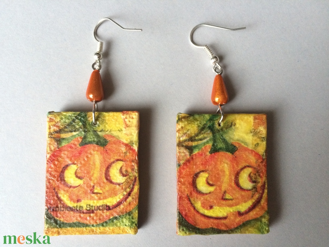 Halloween fülbevaló - ékszer - fülbevaló - lógó fülbevaló - Meska.hu Halloween fülbevaló - ékszer - fülbevaló - lógó fülbevaló - Meska.hu