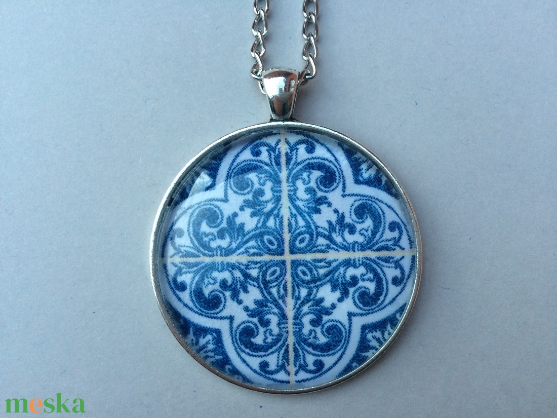 Azulejo No.4 nyaklánc - ékszer - nyaklánc - medálos nyaklánc - Meska.hu Azulejo No.4 nyaklánc - ékszer - nyaklánc - medálos nyaklánc - Meska.hu