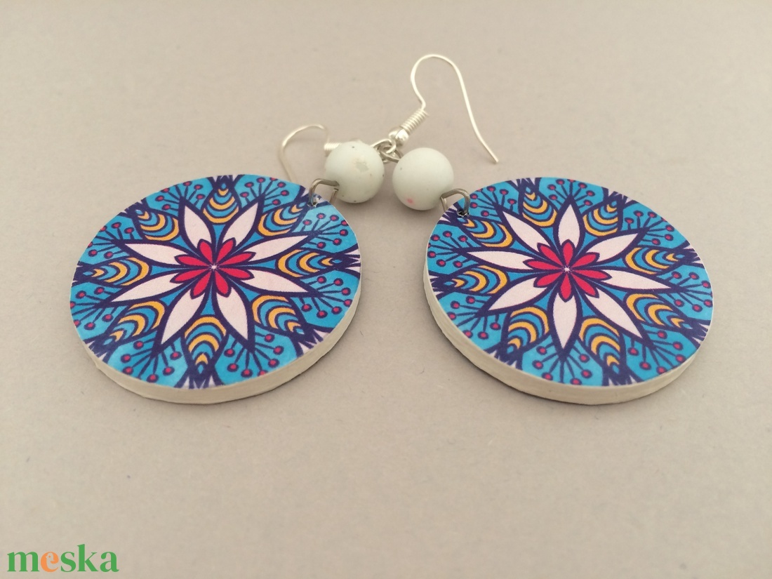 Inka mandala No.3 fülbevaló - ékszer - fülbevaló - lógós kerek fülbevaló - Meska.hu Inka mandala No.3 fülbevaló - ékszer - fülbevaló - lógós kerek fülbevaló - Meska.hu