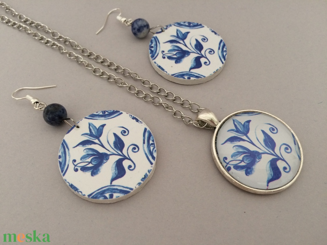 Azori azulejo No.4 nyaklánc - ékszer - nyaklánc - medálos nyaklánc - Meska.hu Azori azulejo No.4 nyaklánc - ékszer - nyaklánc - medálos nyaklánc - Meska.hu