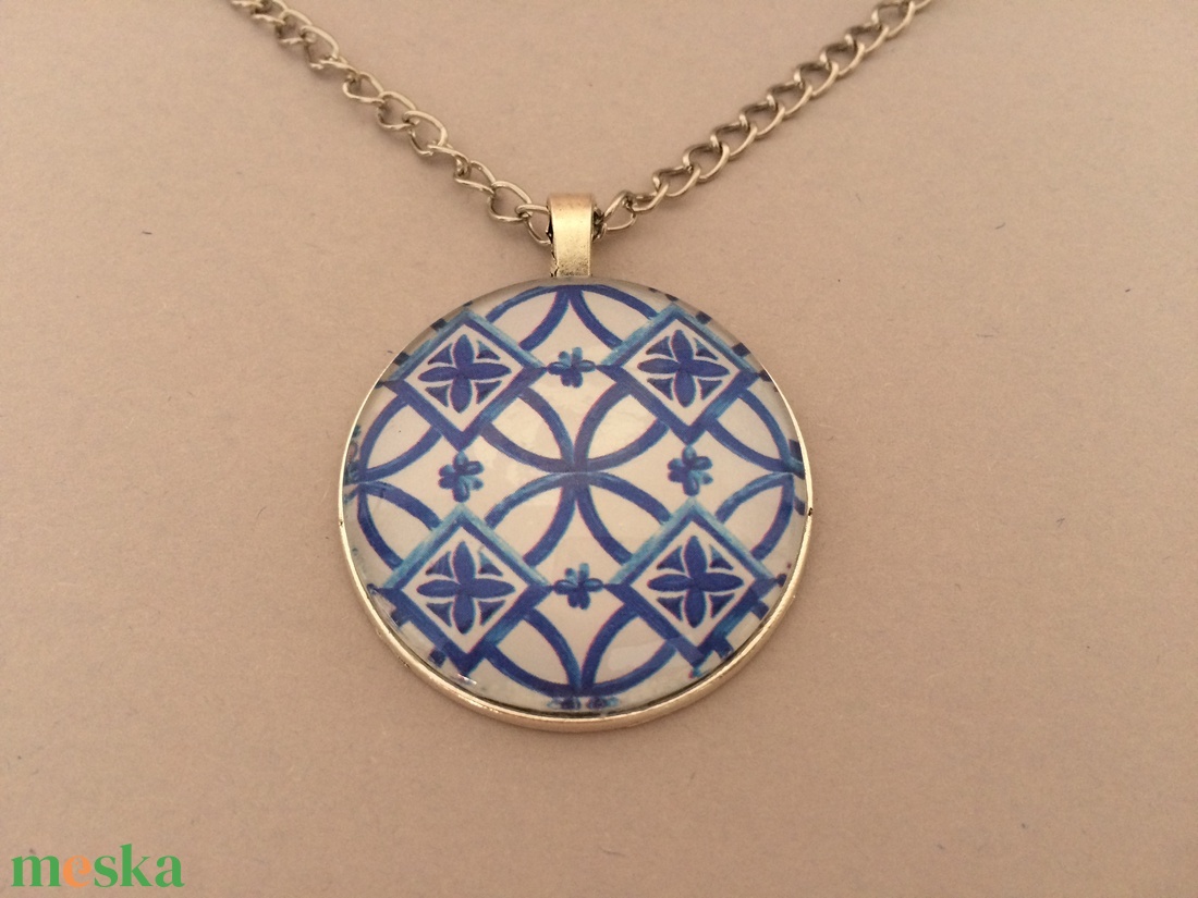 Azori azulejo No.5 nyaklánc - ékszer - nyaklánc - medálos nyaklánc - Meska.hu Azori azulejo No.5 nyaklánc - ékszer - nyaklánc - medálos nyaklánc - Meska.hu