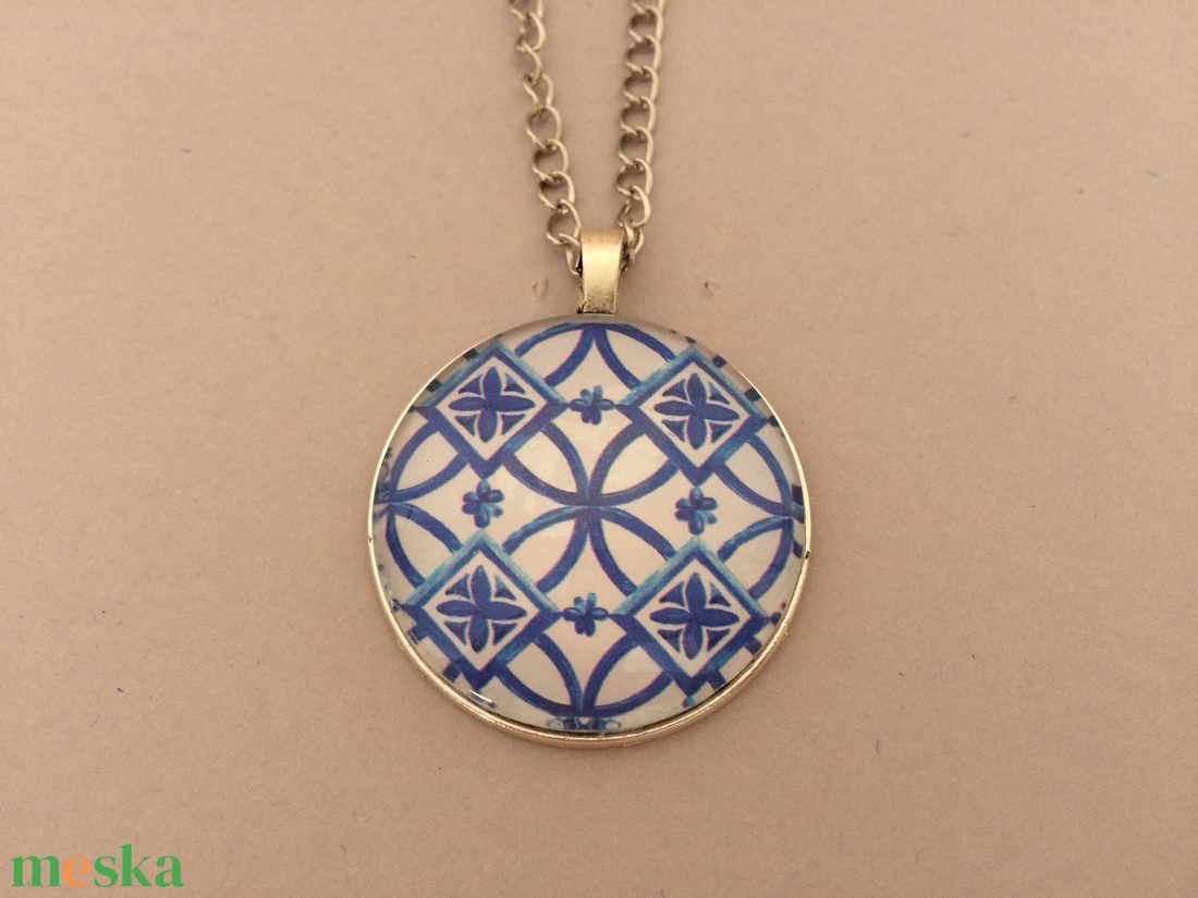 Azori azulejo No.5 nyaklánc - ékszer - nyaklánc - medálos nyaklánc - Meska.hu Azori azulejo No.5 nyaklánc - ékszer - nyaklánc - medálos nyaklánc - Meska.hu