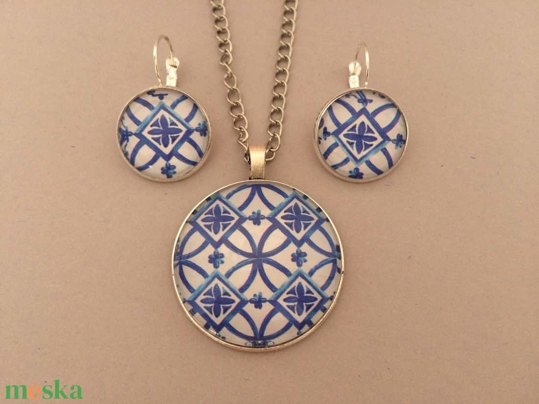 Azori azulejo No.5 nyaklánc - ékszer - nyaklánc - medálos nyaklánc - Meska.hu Azori azulejo No.5 nyaklánc - ékszer - nyaklánc - medálos nyaklánc - Meska.hu