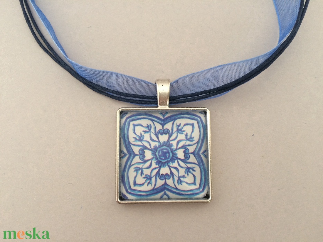 Azori azulejo No.8 nyaklánc - ékszer - nyaklánc - medálos nyaklánc - Meska.hu Azori azulejo No.8 nyaklánc - ékszer - nyaklánc - medálos nyaklánc - Meska.hu