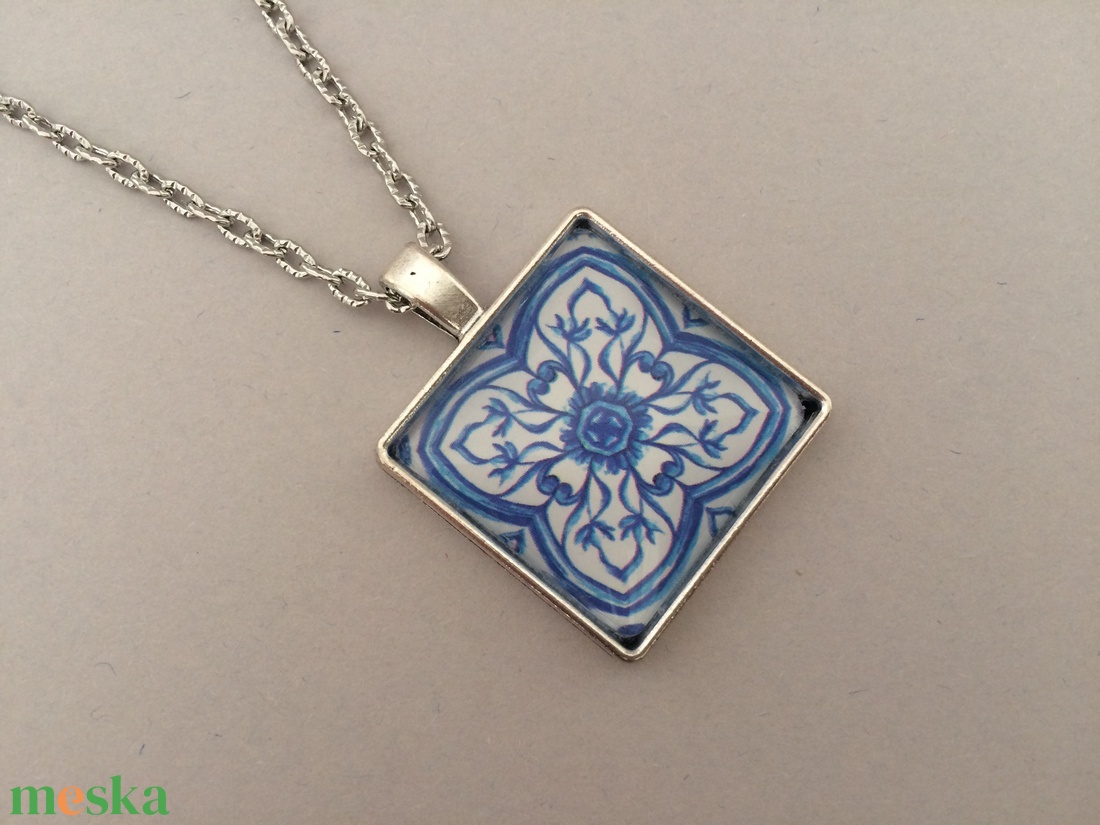 Azori azulejo No.8 nyaklánc - ékszer - nyaklánc - medálos nyaklánc - Meska.hu Azori azulejo No.8 nyaklánc - ékszer - nyaklánc - medálos nyaklánc - Meska.hu