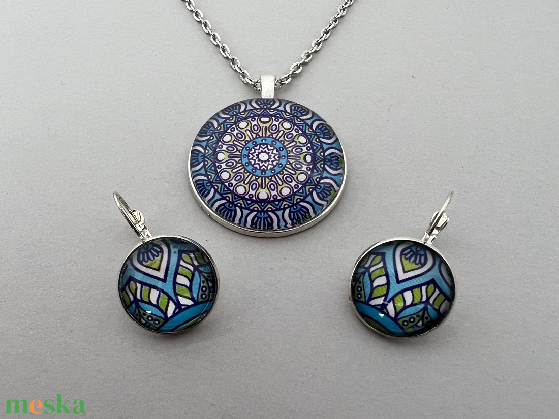 Inka mandala No.1 francia kapcsos fülbevaló - ékszer - fülbevaló - lógó fülbevaló - Meska.hu Inka mandala No.1 francia kapcsos fülbevaló - ékszer - fülbevaló - lógó fülbevaló - Meska.hu