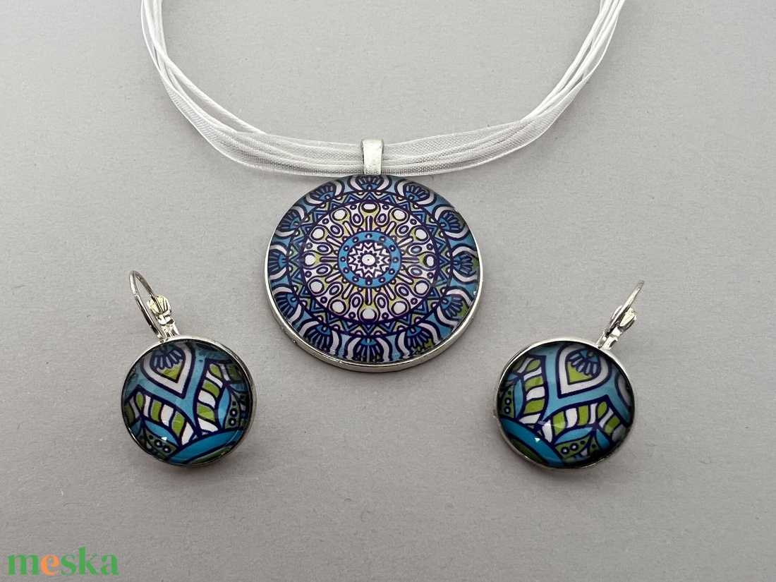 Inka mandala No.1 francia kapcsos fülbevaló - ékszer - fülbevaló - lógó fülbevaló - Meska.hu Inka mandala No.1 francia kapcsos fülbevaló - ékszer - fülbevaló - lógó fülbevaló - Meska.hu