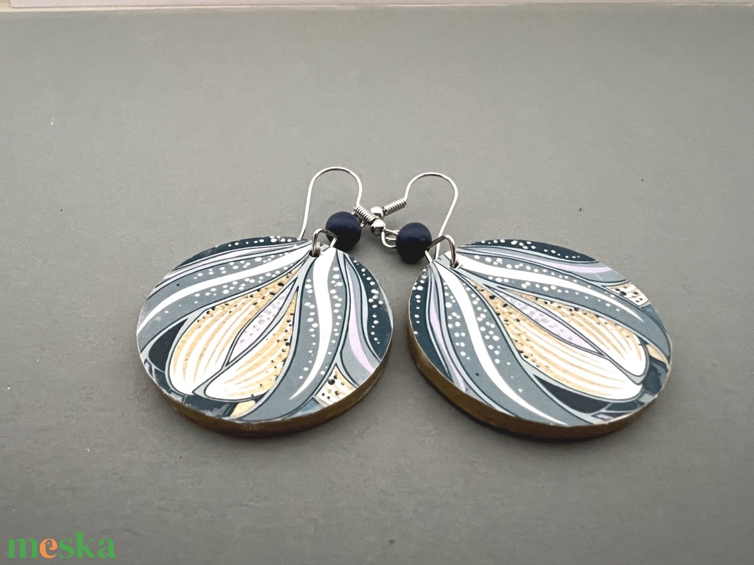 Jeges hagymakupola No.1 fülbevaló - ékszer - fülbevaló - lógós kerek fülbevaló - Meska.hu