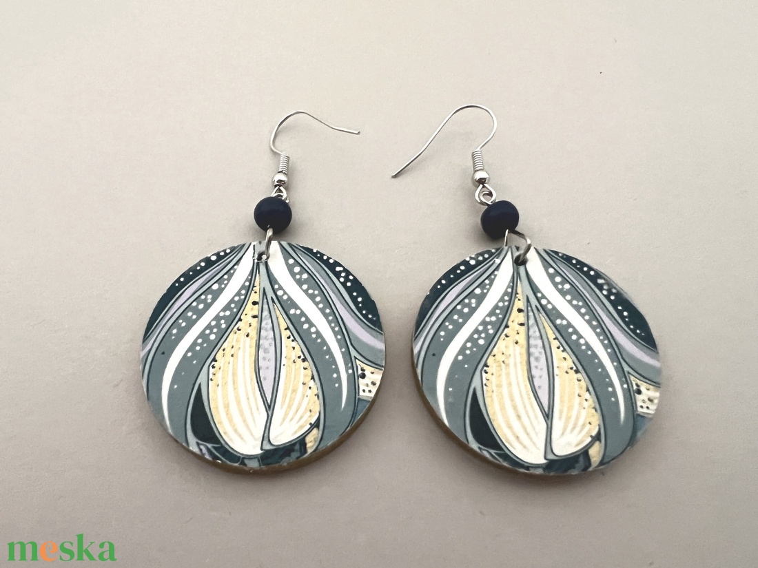 Jeges hagymakupola No.1 fülbevaló - ékszer - fülbevaló - lógós kerek fülbevaló - Meska.hu